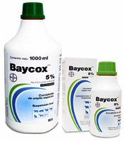 Baycox 5% Suspensión - Frasco con 250 ml.