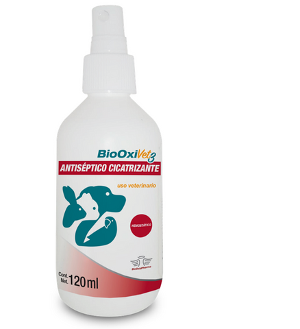 BioOxivet 3 Antiséptico Cicatrizante Hemostático 120 mL