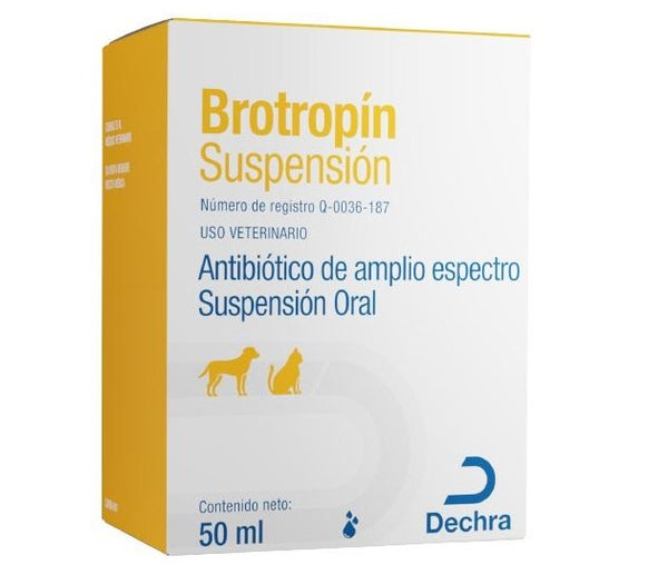 Brotropin Suspensión Frasco 50 ml con jeringa dosificadora