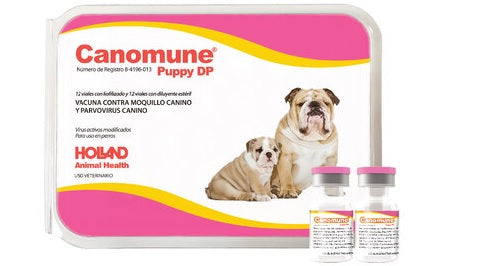 Canomune Puppy DP ( VACUNA DOBLE ) 1 DOSIS INDIVIDUAL REQUIERE TRANSPORTARSE EN FRÍO LLAME PARA COTIZAR ENVÍO