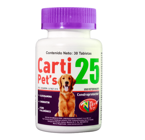 Carti pet's 25 NRV 30 tabletas