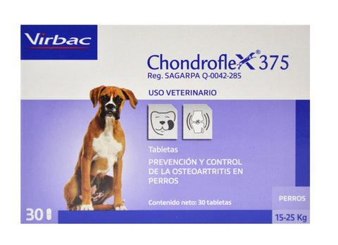 Chondroflex 375 ( 15-25 kg ) 30 tabletas