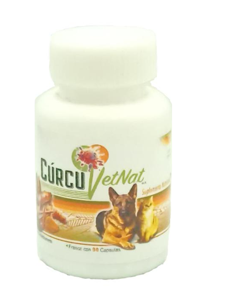 Curcu VetNat 90 Cápsulas (Cúrcuma) CurcuVetNat