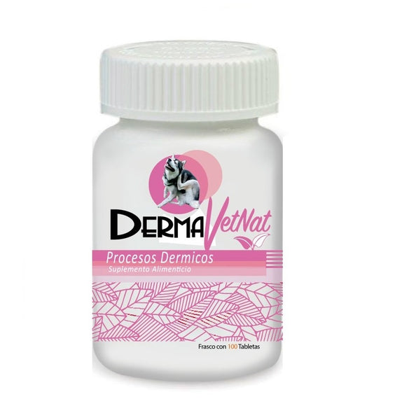 Derma VetNat 100 Tabletas ( Omegas - Dermatológico ) DermaVetNat