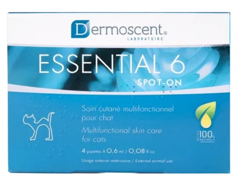 Dermoscent Essential 6 Spot-on CATS ( 4 pipetas  0.06 mL)