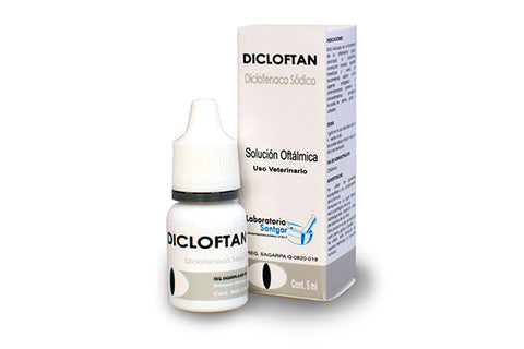 Dicloftan 5 mL Solución Oftálmica SANTGAR ( Diclofenaco Sódico )