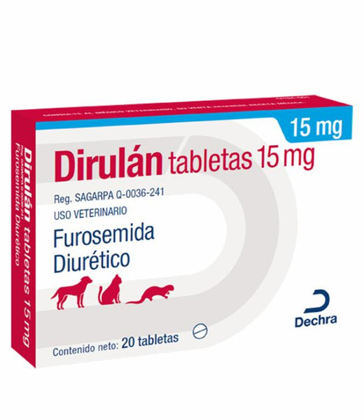 Dirulan Caja 20 tabletas 15 mg