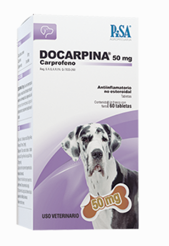 Docarpina 50 mg ( carprofeno ) 60 tabletas