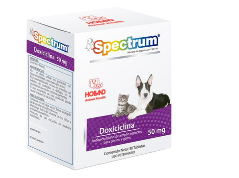 Spectrum Doxiciclina 50 mg 30 Tabletas