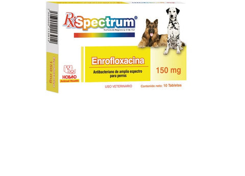 Spectrum® Enrofloxacina 150 mg 10 Tabletas