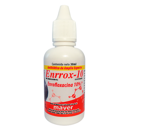 Enrrox 10 30 mL (gallos )