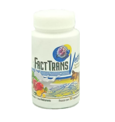 Fact Trans VetNat 30 Cápsulas ( Estimulante y Regulador del Sistema Inmune ) FactTransVetNat