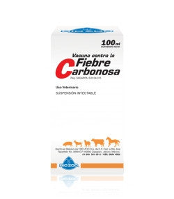 Fiebre Carbonosa 25 dosis (50 ml.) REQUIERE TRANSPORTARSE EN FRÍO LLAME PARA COTIZAR ENVÍO