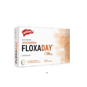 Floxaday 100 mg 10 tabletas ( Antibiótico )