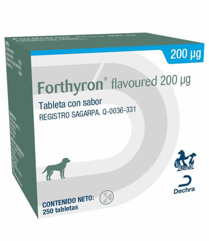 Forthyron 200 mg 100 Tabletas PRODUCTO CONTROLADO VENTA SÓLO EN FARMACIA CON RECETA MEDICA CUANTIFICADA EN ORIGINAL