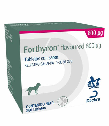 Forthyron 600 mg Tabletas PRODUCTO CONTROLADO VENTA SÓLO EN FARMACIA CON RECETA MEDICA CUANTIFICADA EN ORIGINAL DESCONTINUADO