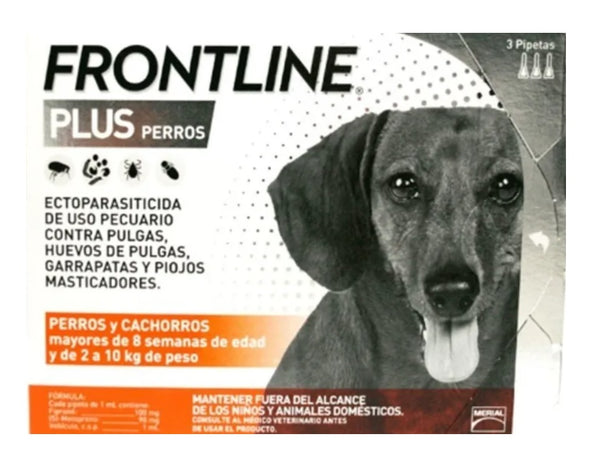 Frontline Plus CHICA  2 - 10 KG  Perros   3 pipetas TEMPORALMENTE AGOTADO