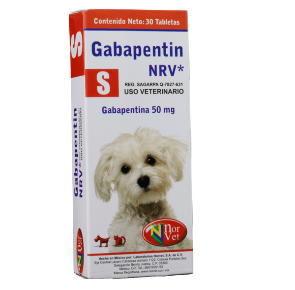 Gabapentin S NRV  30 tabletas ( gabapentina 50 mg ) PRODUCTO CONTROLADO VENTA SÓLO EN FARMACIA CON RECETA MEDICA CUANTIFICADA EN ORIGINAL