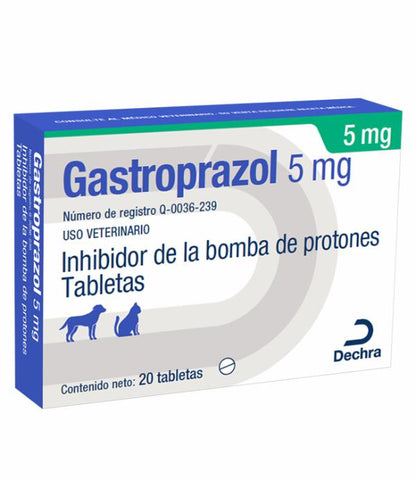 Gastroprazol tabletas 5 mg (20 Tabletas)
