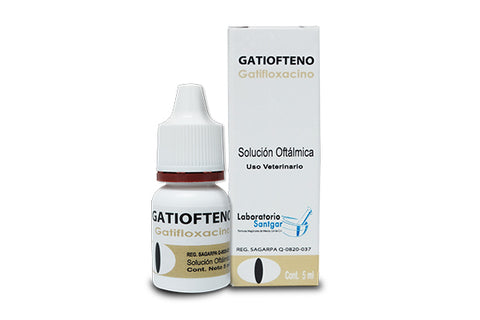 Gatiofteno 5 mL SANTGAR ( solución oftálmica )