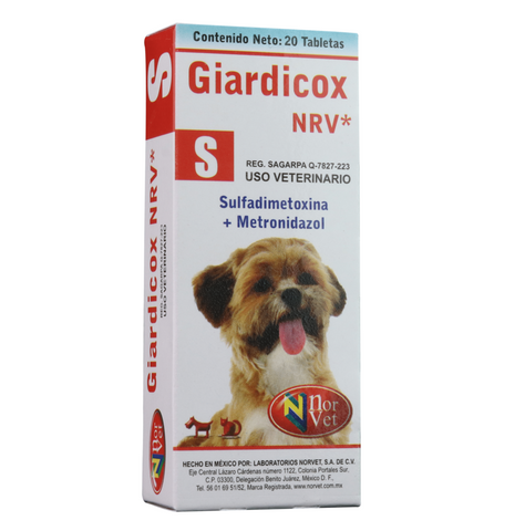 Giardicox NRV S 20 Tabletas