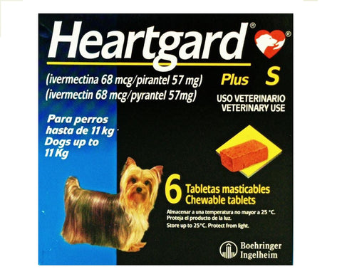 Heartgard Plus S (Ivermectina 68 mcg/pirantel 57 mg)