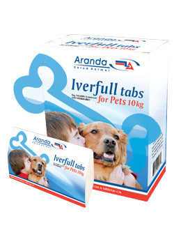 Iverfull Tabs For Pets 10 kg Cartera con 6 Tabletas