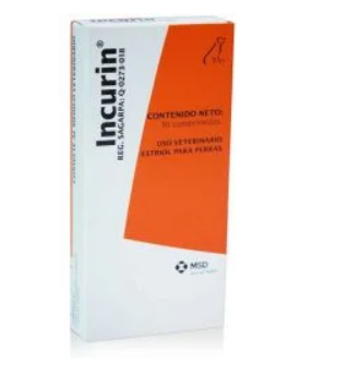 Incurin 30 tabletas ( incontinencia urinaria ) PRODUCTO CONTROLADO VENTA SÓLO EN FARMACIA CON RECETA MEDICA CUANTIFICADA EN ORIGINAL