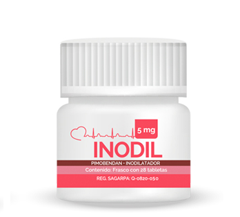 Inodil 5 mg  28 tabletas ( Pimobendan )