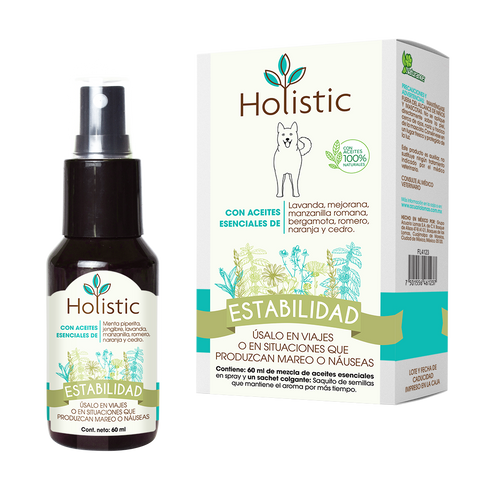 Holistic Estabilidad 60 mL  (Viaje : Mareo o Náuseas ) Aromaterapia