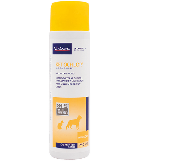 KETOCHLOR  Shampoo Medicado y Antiséptico 250 ml