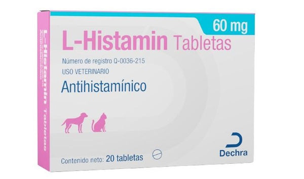 L-Histamin Caja 20 tabletas 60 mg
