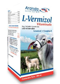 L-Vermizol Vitaminado Frasco con 100 ml