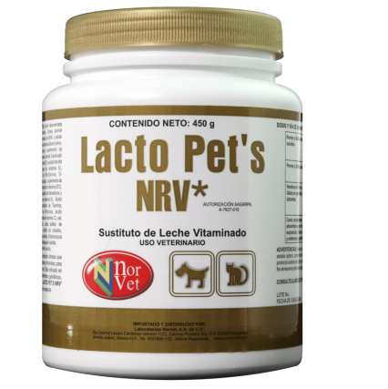 Lacto Pets NRV 450 gr NRV ( Sustituto de Leche )