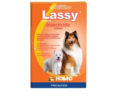 Jabón Lassy Insecticida 100 g  (Incluye jabonera)