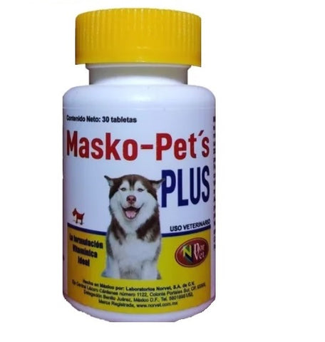 Masko-Pets Plus 30 tabletas ( Vitaminas y Minerales )