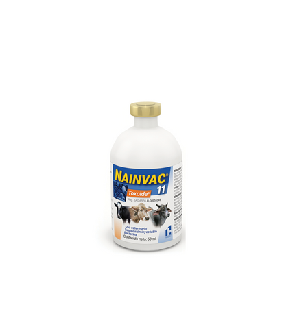 Bacterina Nainvac 11 Frasco con 50 ml (10 dosis) REQUIERE TRANSPORTARSE EN FRÍO LLAME PARA COTIZAR ENVÍO