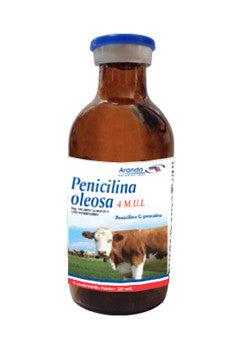 Penicilina Oleosa 4 M.U.I. Frasco con 20 ml