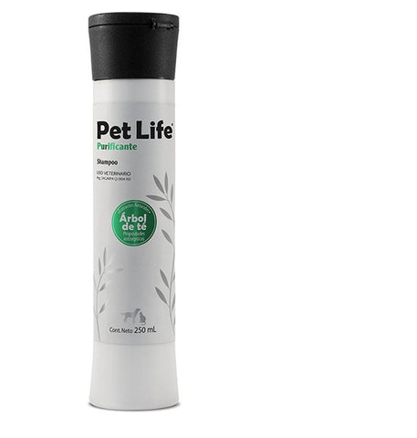 Shampoo Pet Life Purificante Aroma Arbol de Te 250 ml.