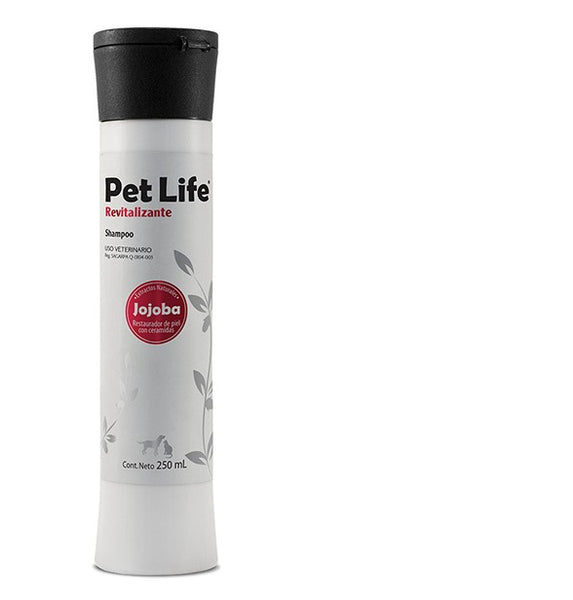 Shampoo Pet Life Revitalizante Aroma Jojoba 250 ml.