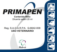 Primapen Frasco con 4'000,000 U.I