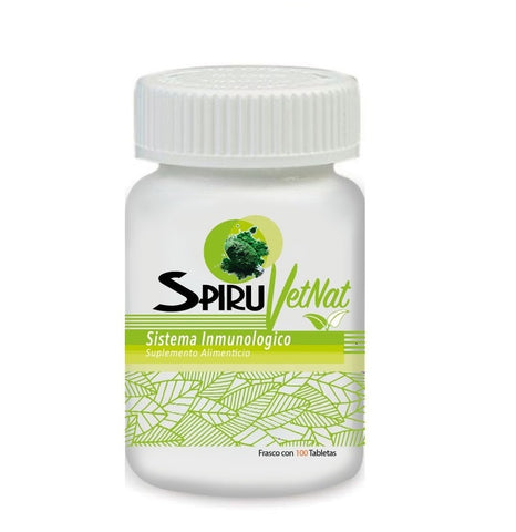 Spiru VetNat 60 Tabletas ( Alga Espirulina) SpiruVetNat