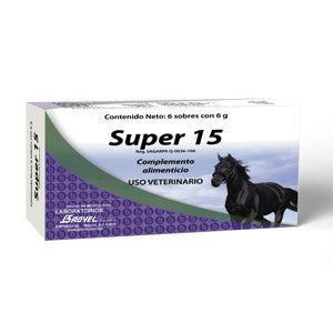 Super 15 Caja con 6 sobres de 6 gr