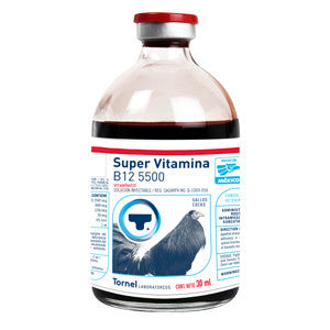Super Vitamina B-12 5500 Gallos Frasco con 100 ml