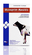 Vezooprim Mastitis Caja con 12 jeringas DESCONTINUADO