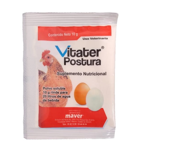 Vitater Postura 10 gr (suplemento nutricional polvo soluble)