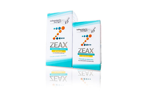 Zeax razas grandes 45 cápsulas SANTGAR ( vitaminas oftálmicas zeaxantina )