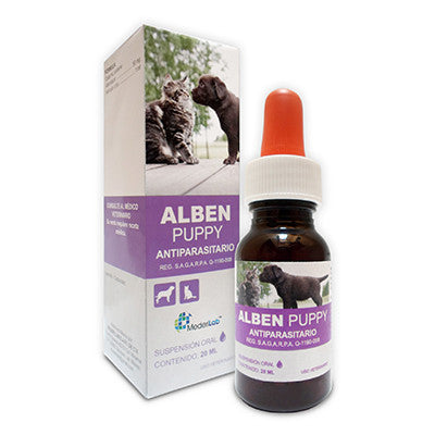 Alben Max Puppy 20 ml Suspensión Oral saborizada