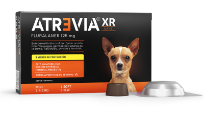 Atrevia XR Mini 2 - 4.5  kg 1 Tableta (Fluralaner 125 mg)