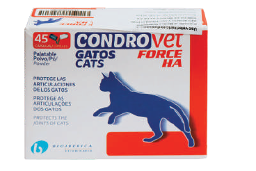Condrovet Force HA Gatos 45 cápsulas ( protector del desgaste articular ) AGOTADO